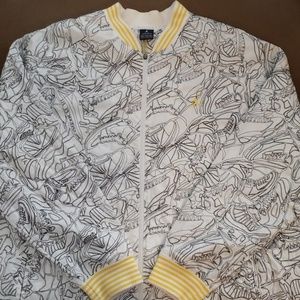 Rare Jordan 4 Retro Thunder Laser Print Jacket 3XL